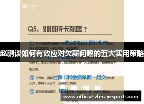 赵鹏谈如何有效应对欠薪问题的五大实用策略